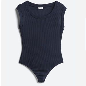 NYTT Waffle Textured Knit Bodysuit